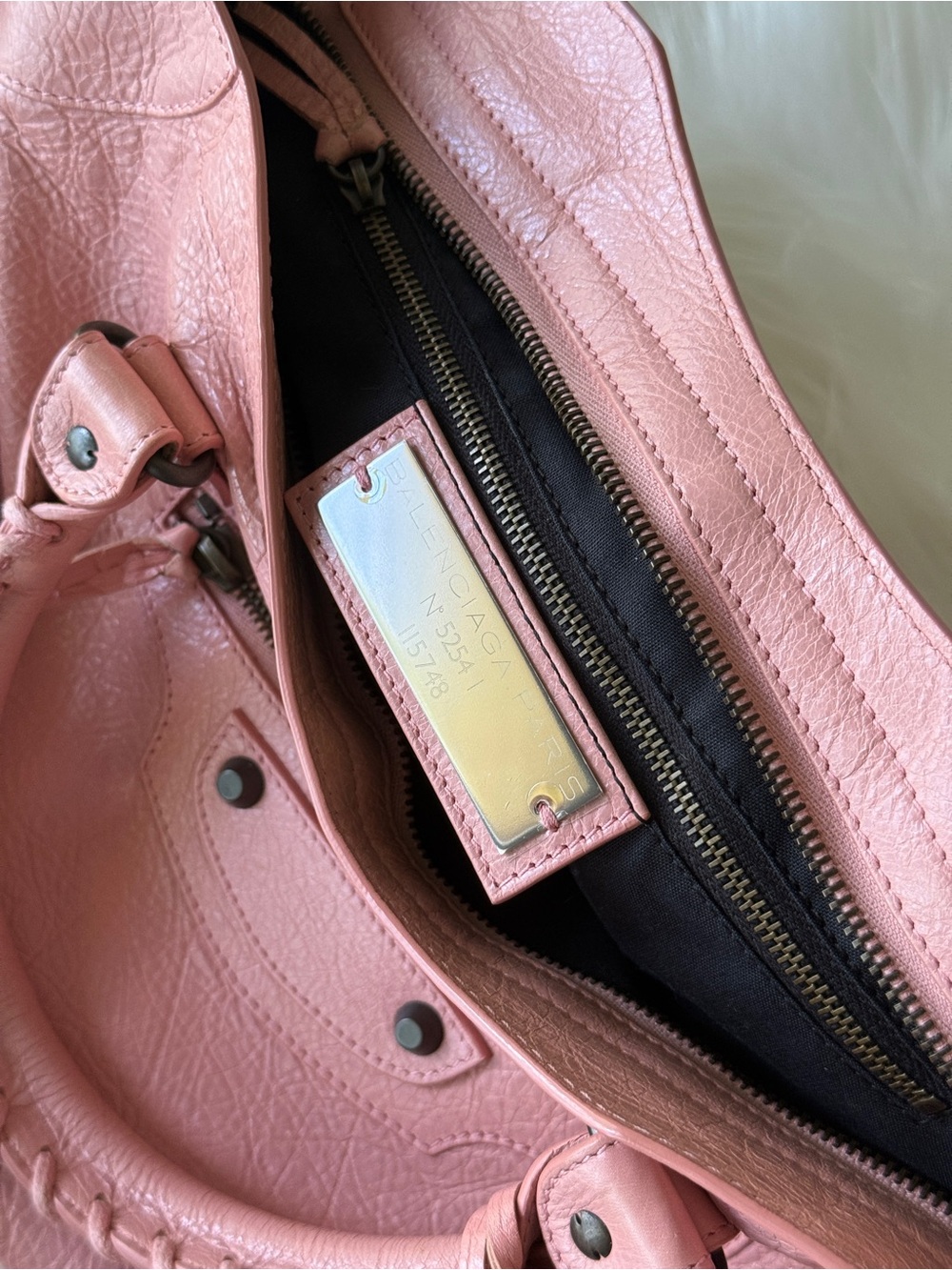 Pink Balenciaga Medium City Bag - Picture 11 of 15